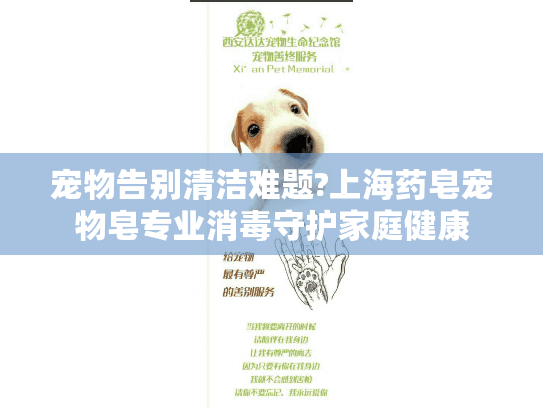 宠物告别清洁难题?上海药皂宠物皂专业消毒守护家庭健康