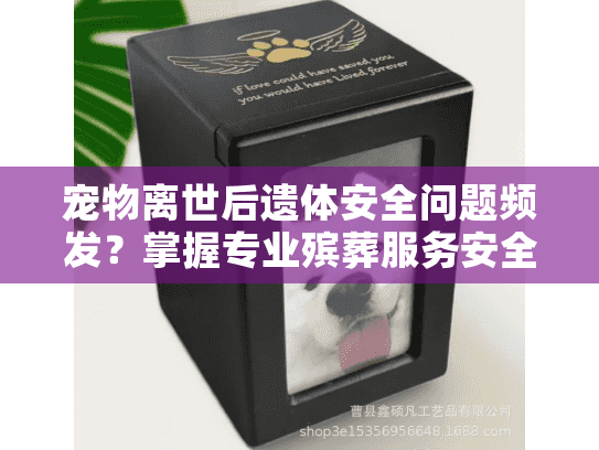 宠物离世后遗体安全问题频发?掌握专业殡葬服务安全指南 宠物离世后遗体安全问题频发?掌握专业殡葬服务安全指南
